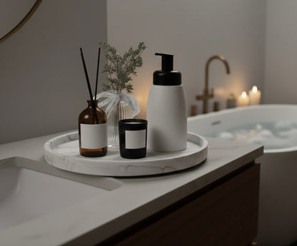 Zenith Contour Tray: Polished Silicone Statement