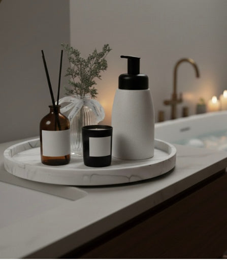 Zenith Contour Tray: Polished Silicone Statement